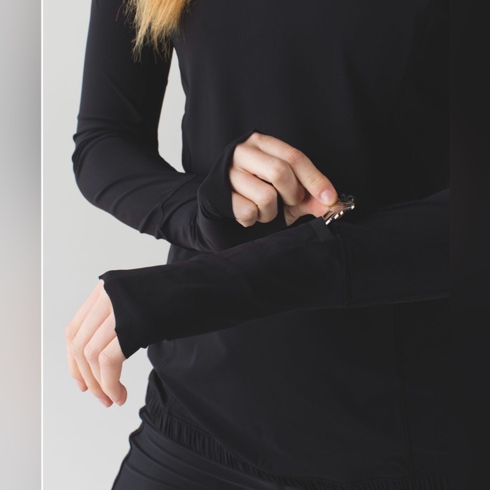 Lululemon Water Bound Black Hoodie Size: 8 RARE - Picture 14 of 15